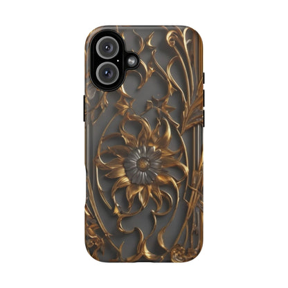 Golden Blossom Tough Case