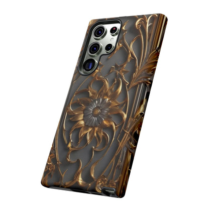 Golden Blossom Tough Case