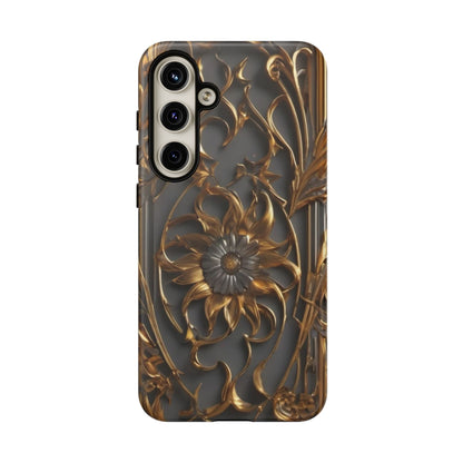 Golden Blossom Tough Case