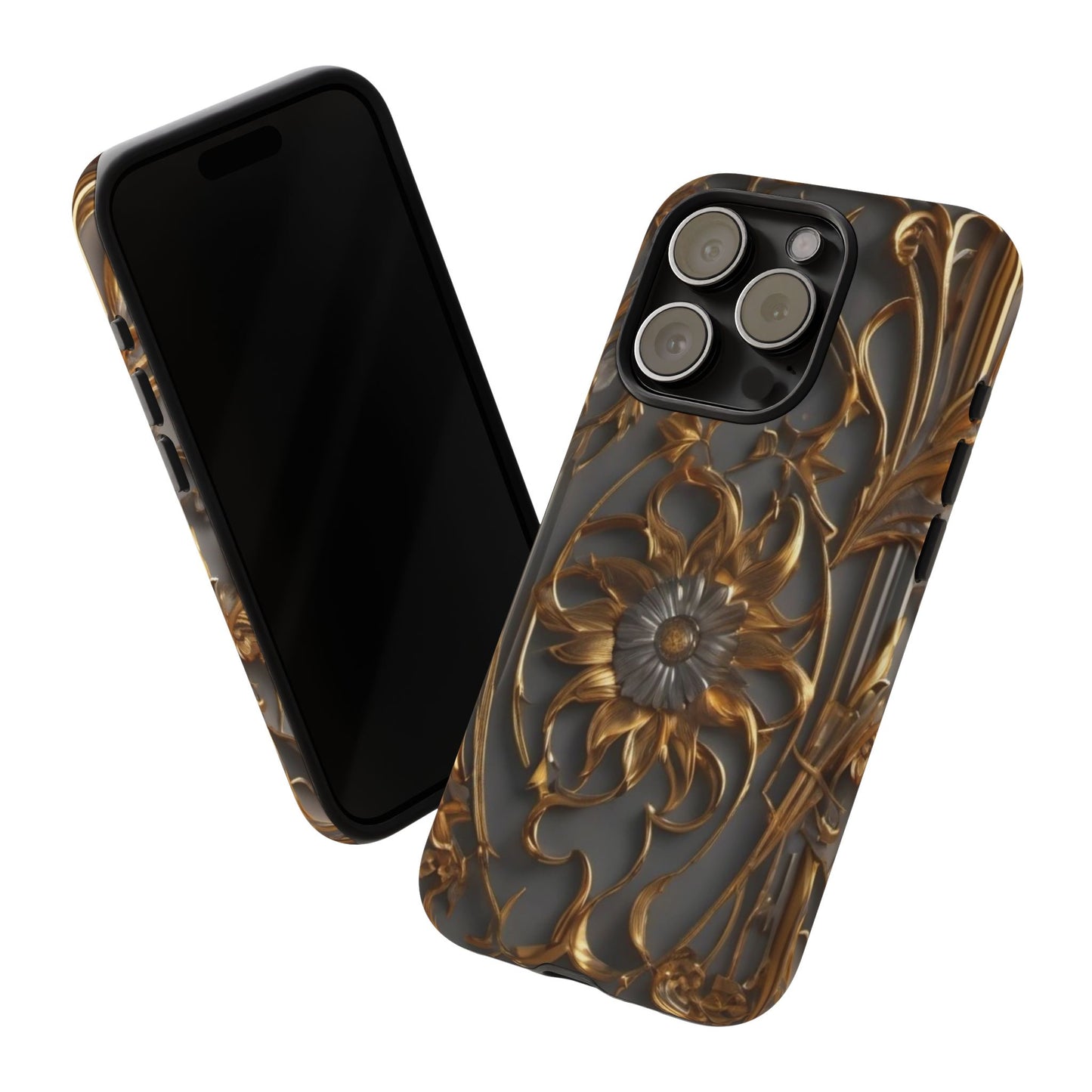 Golden Blossom Tough Case