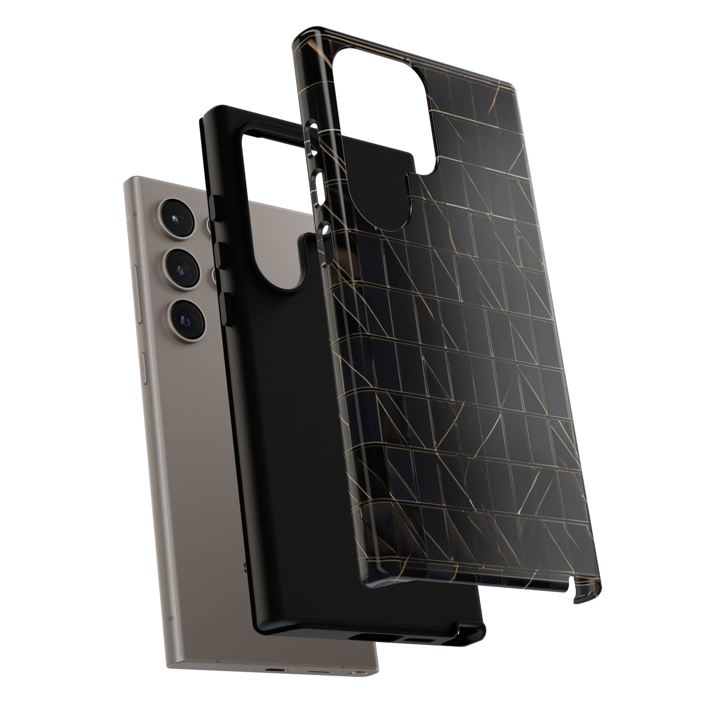 Dark Grid Luxe Tough Case