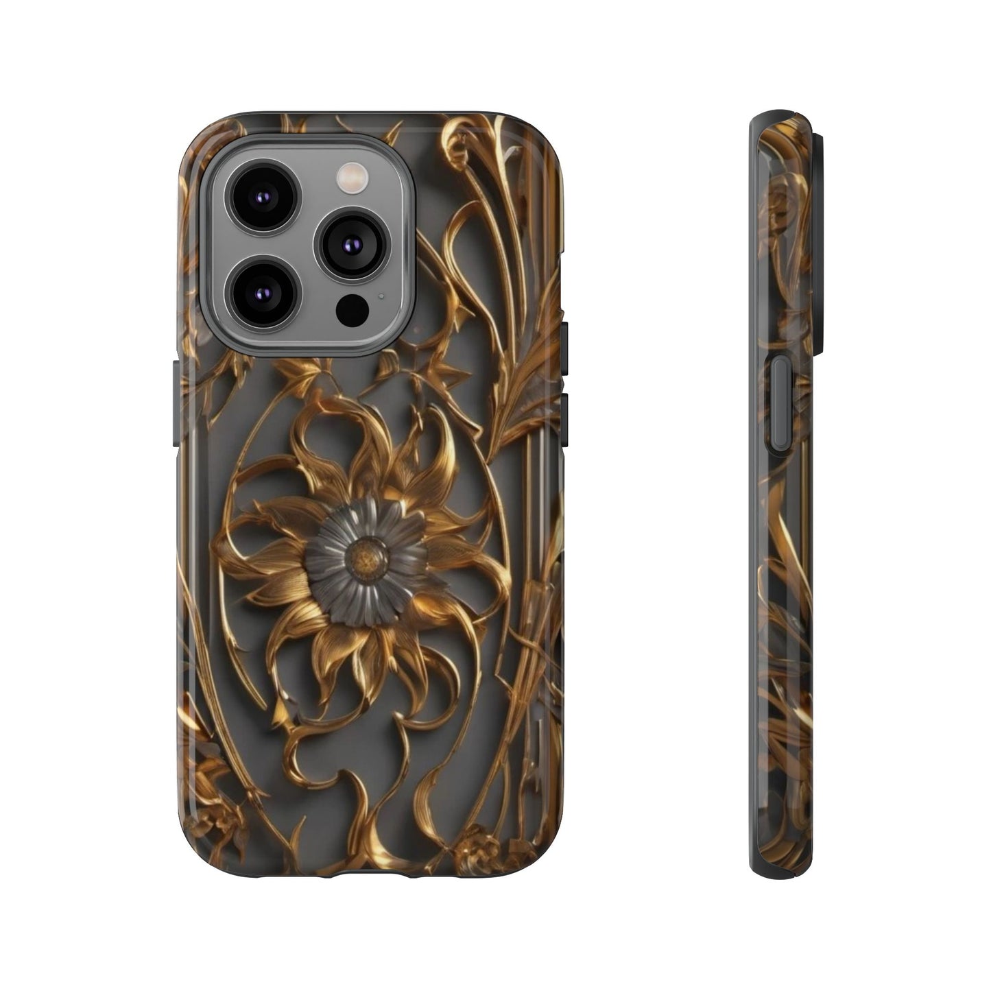 Golden Blossom Tough Case