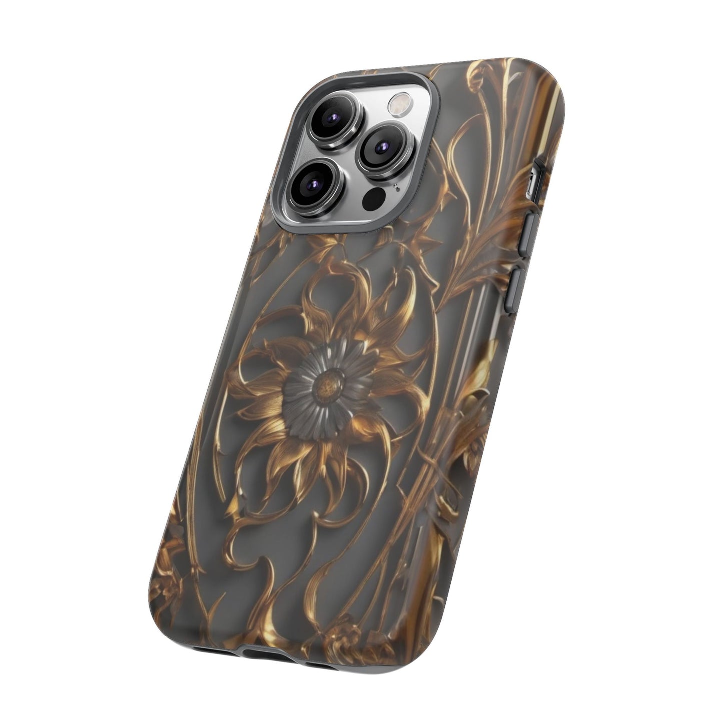 Golden Blossom Tough Case