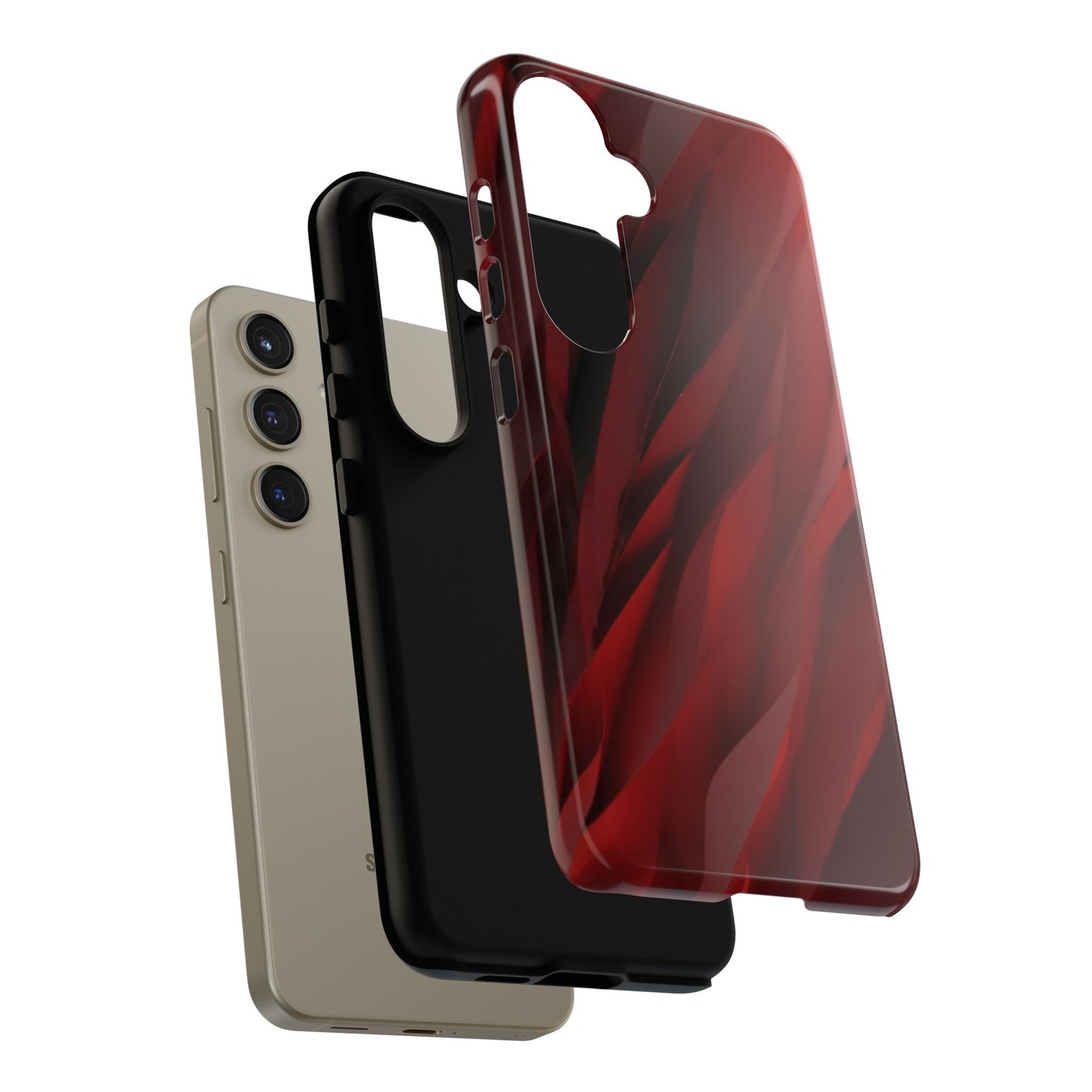 Crimson Flow Tough Case