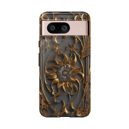 Golden Blossom Tough Case