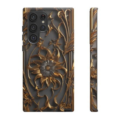 Golden Blossom Tough Case