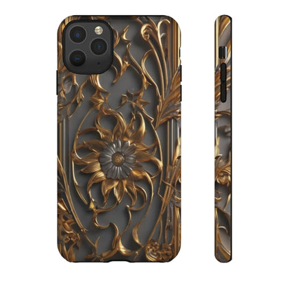 Golden Blossom Tough Case