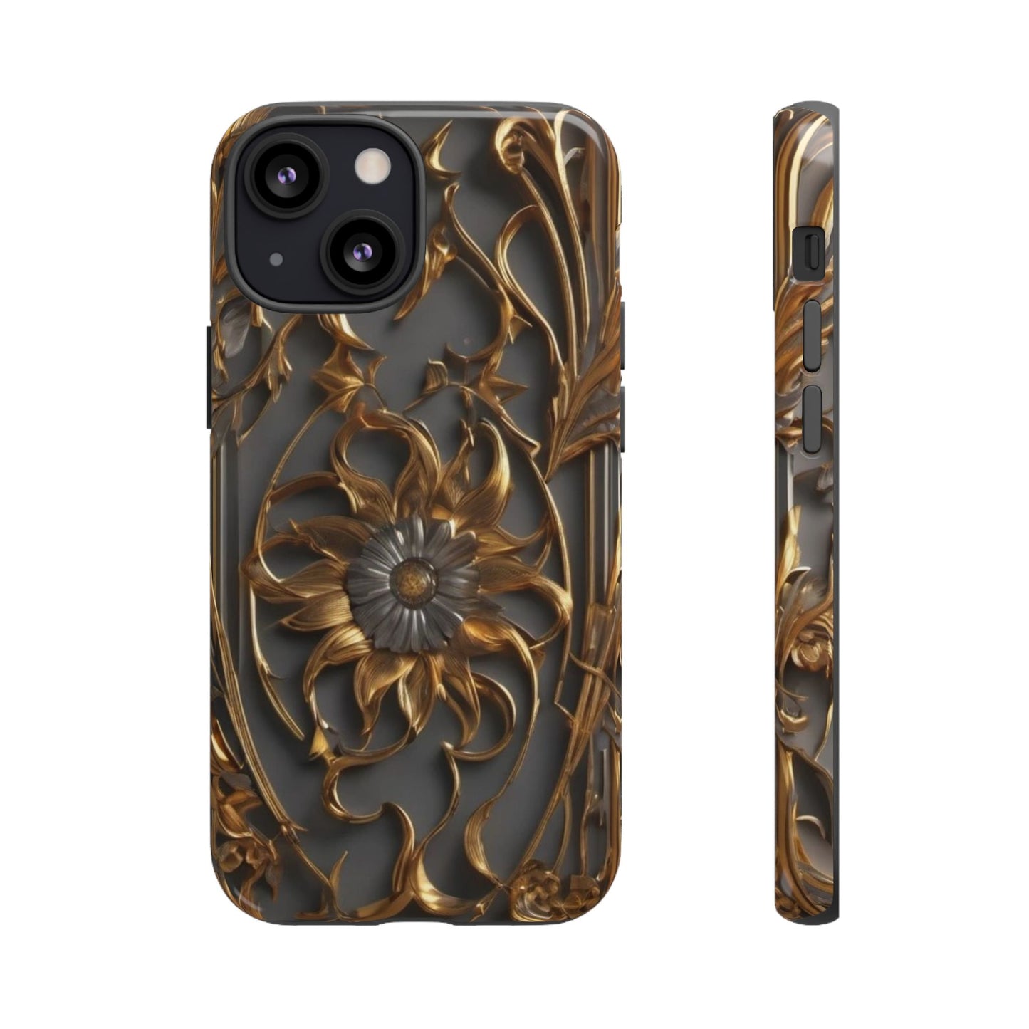 Golden Blossom Tough Case