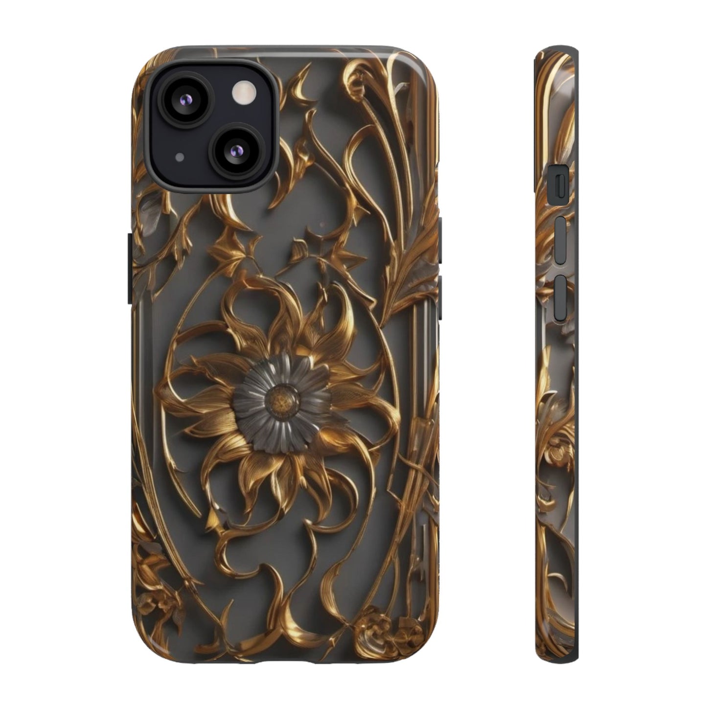 Golden Blossom Tough Case