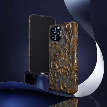 Golden Blossom Tough Case