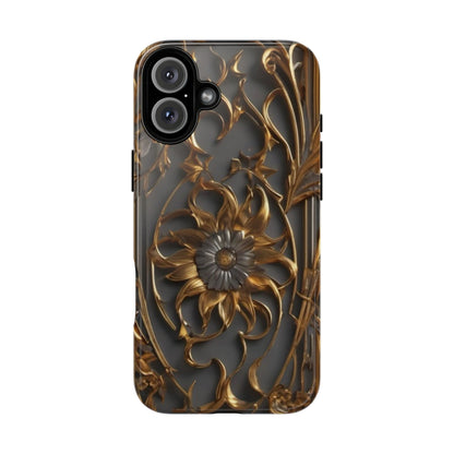 Golden Blossom Tough Case