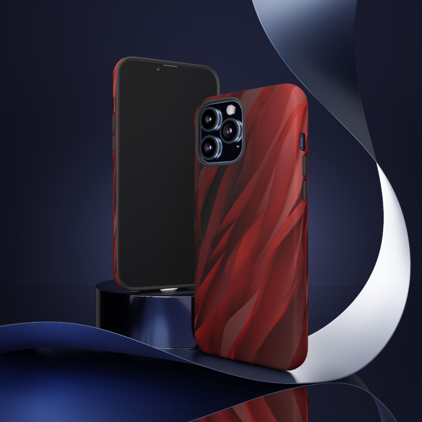 Crimson Flow Tough Case