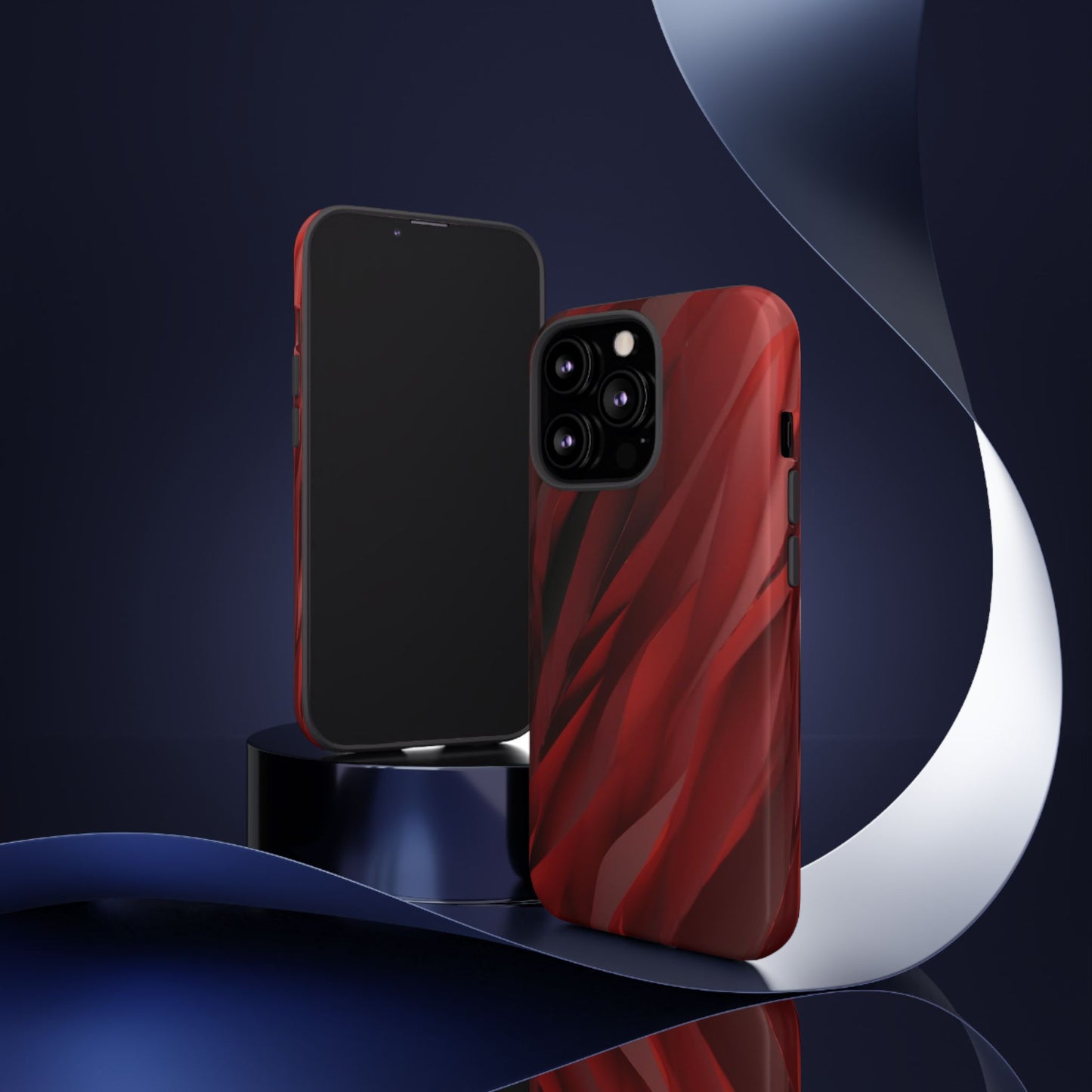 Crimson Flow Tough Case