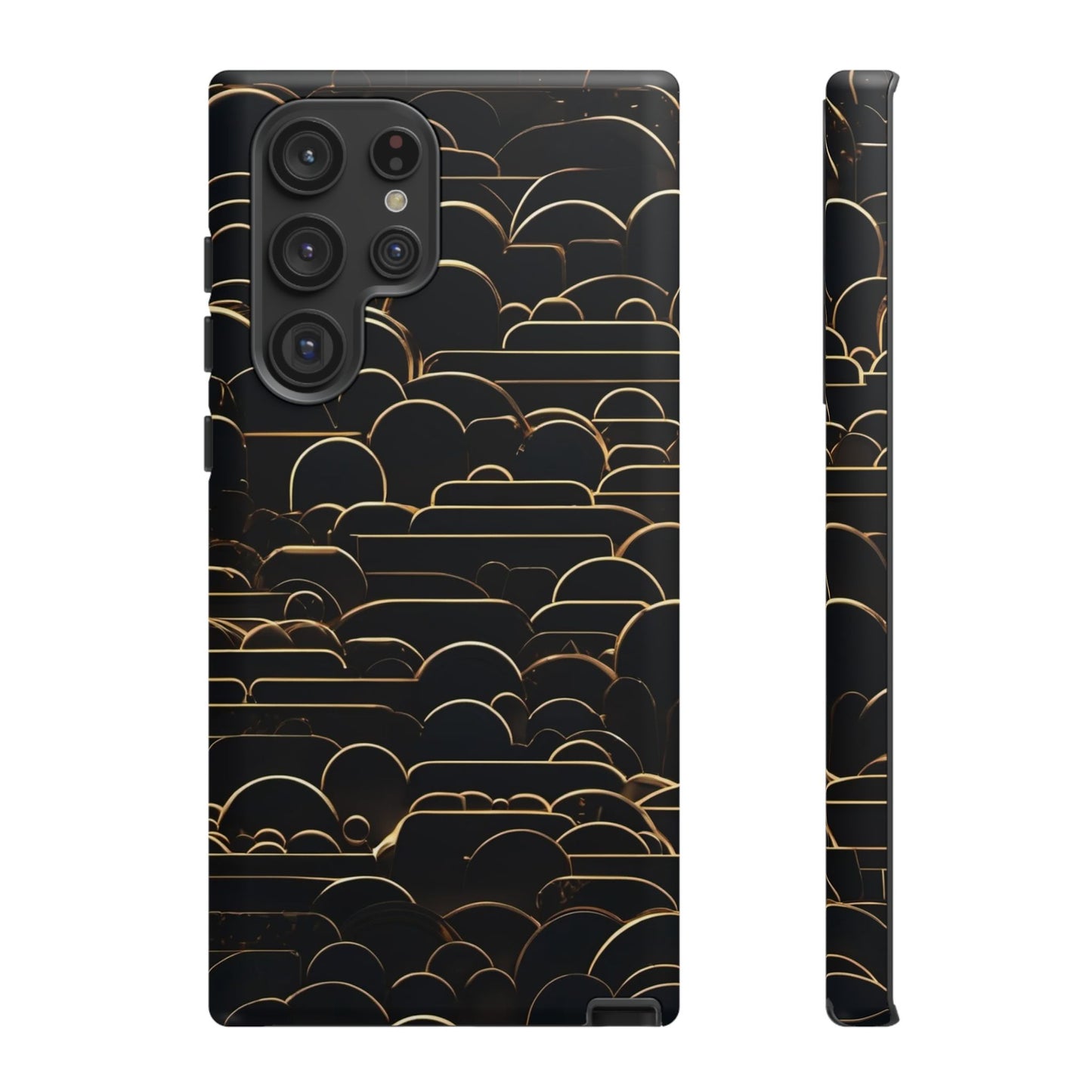 Golden Waves Tough Case