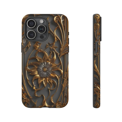 Golden Blossom Tough Case