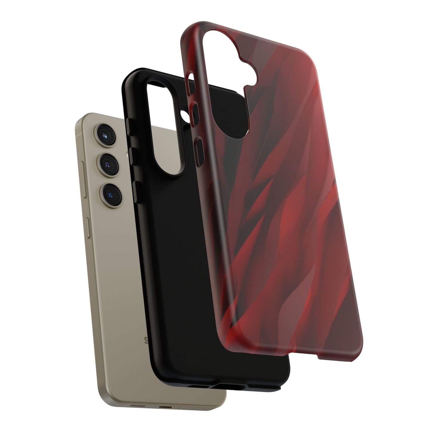 Crimson Flow Tough Case