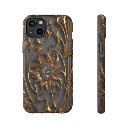 Golden Blossom Tough Case