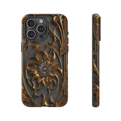 Golden Blossom Tough Case