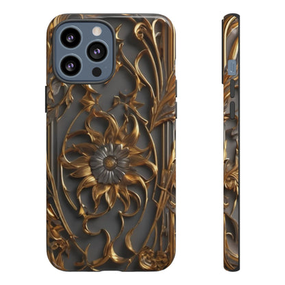 Golden Blossom Tough Case