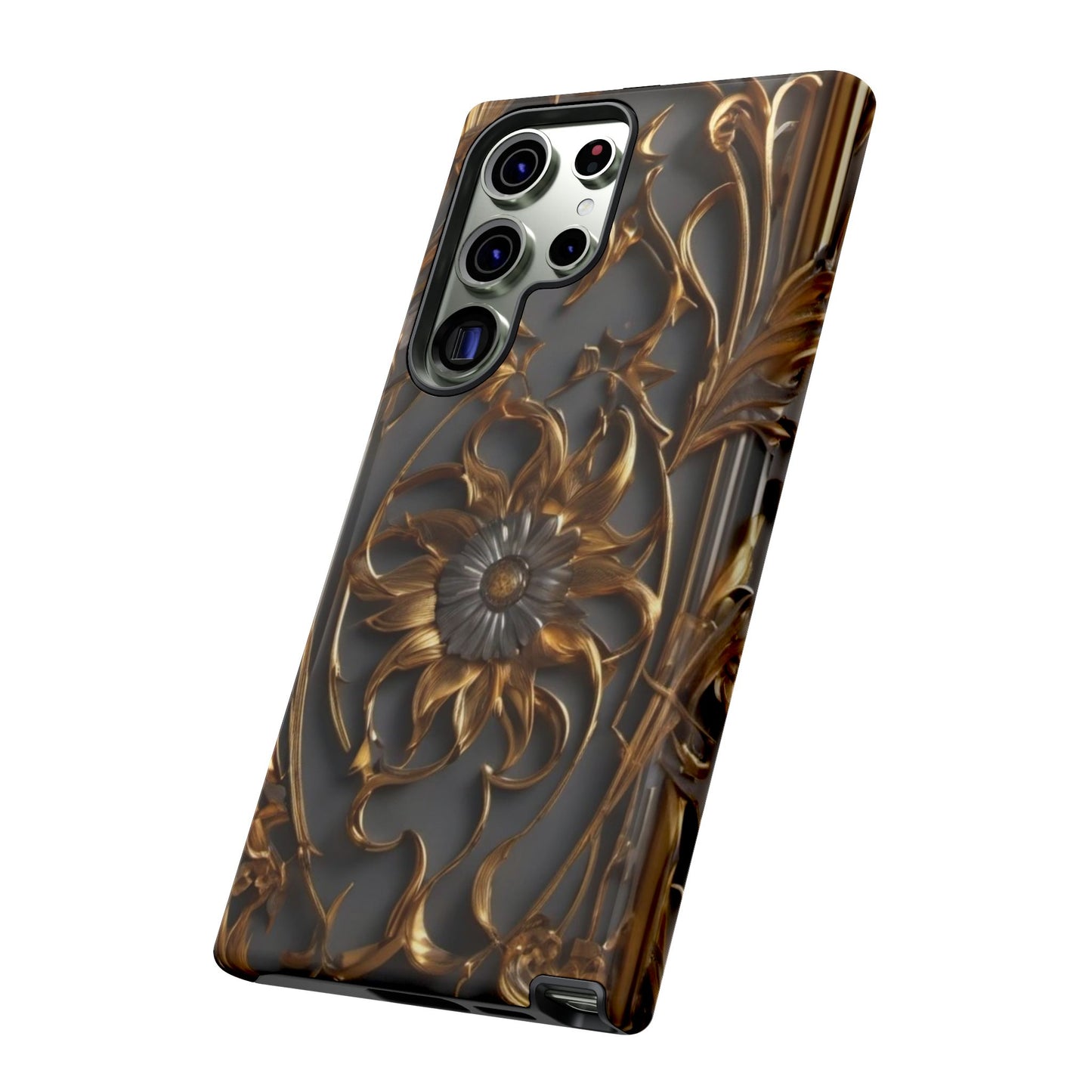 Golden Blossom Tough Case