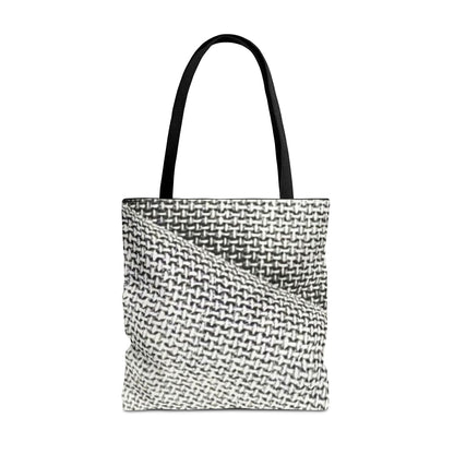 Monochrome Weave Tote (AOP)