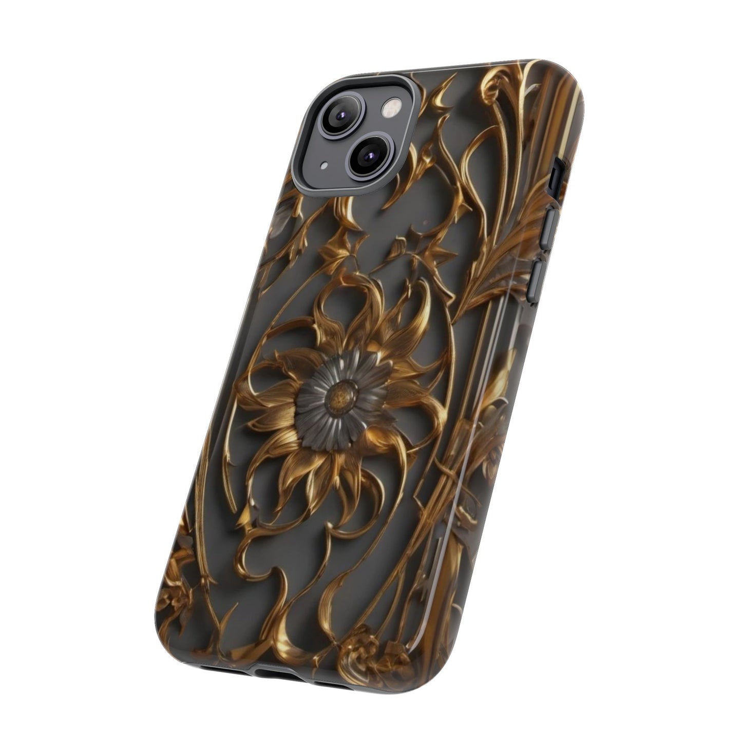 Golden Blossom Tough Case