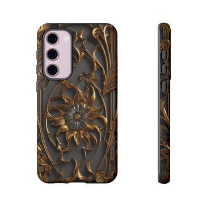 Golden Blossom Tough Case