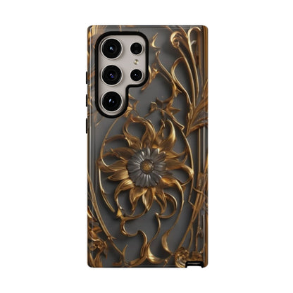 Golden Blossom Tough Case