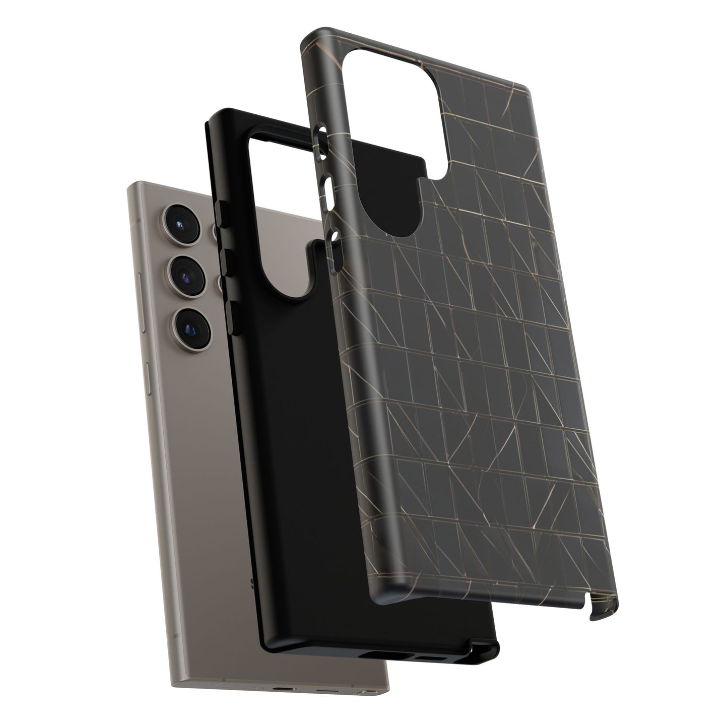 Dark Grid Luxe Tough Case