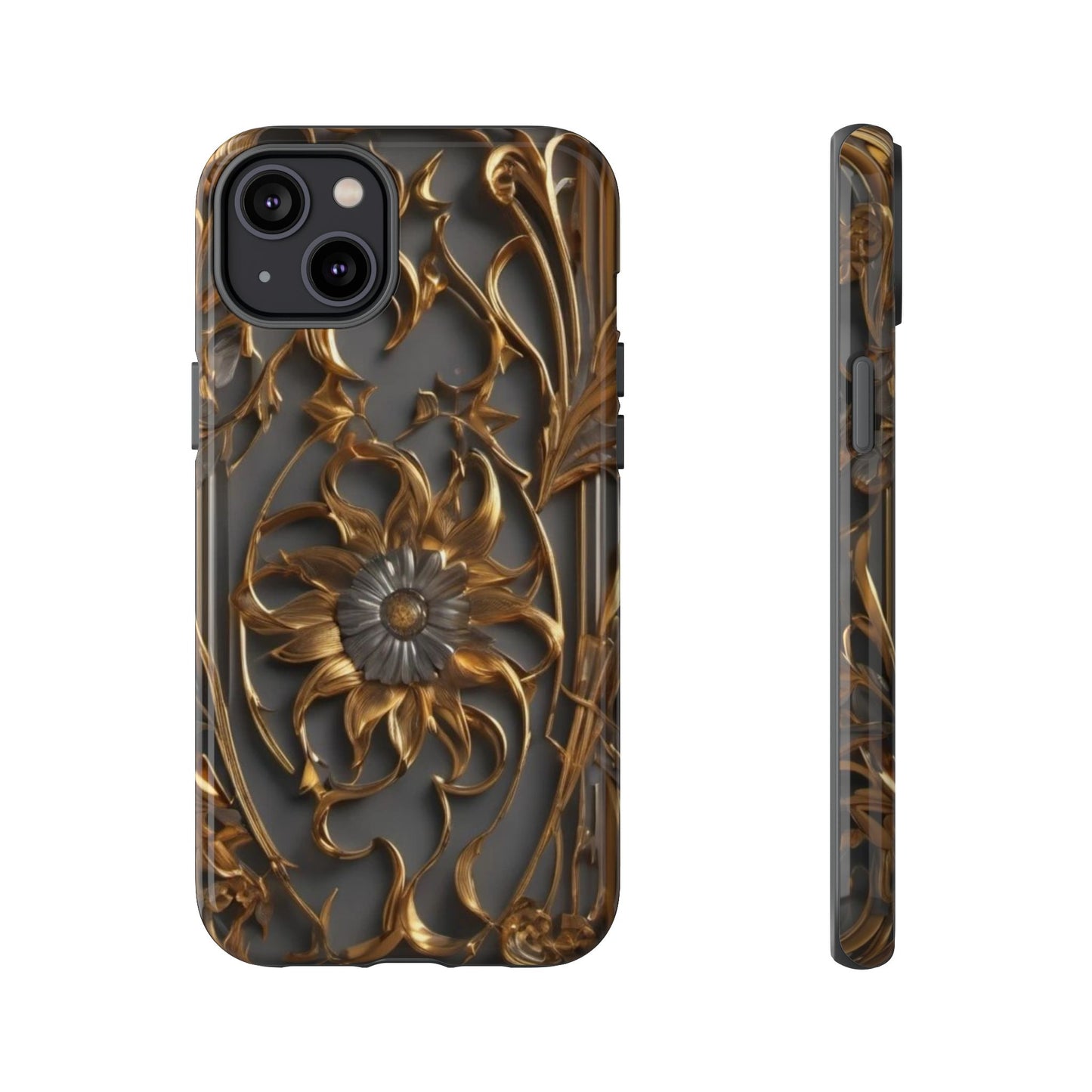 Golden Blossom Tough Case