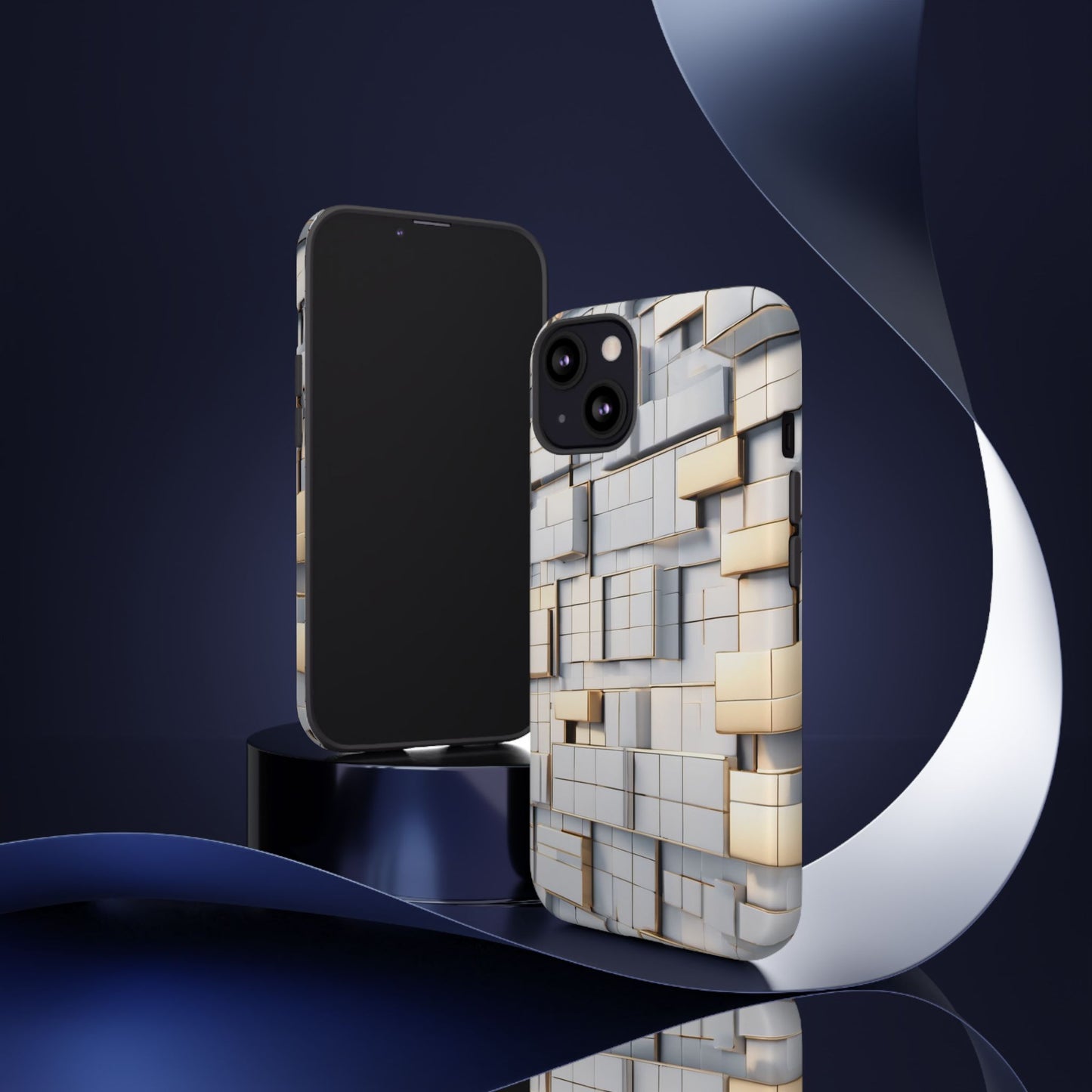 Metallic Tiles Tough Case