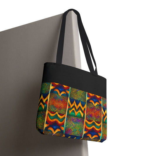 Vibrant Fusion Tote (AOP)